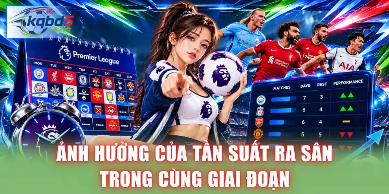 Ảnh hưởng của tần suất ra sân trong cùng giai đoạn